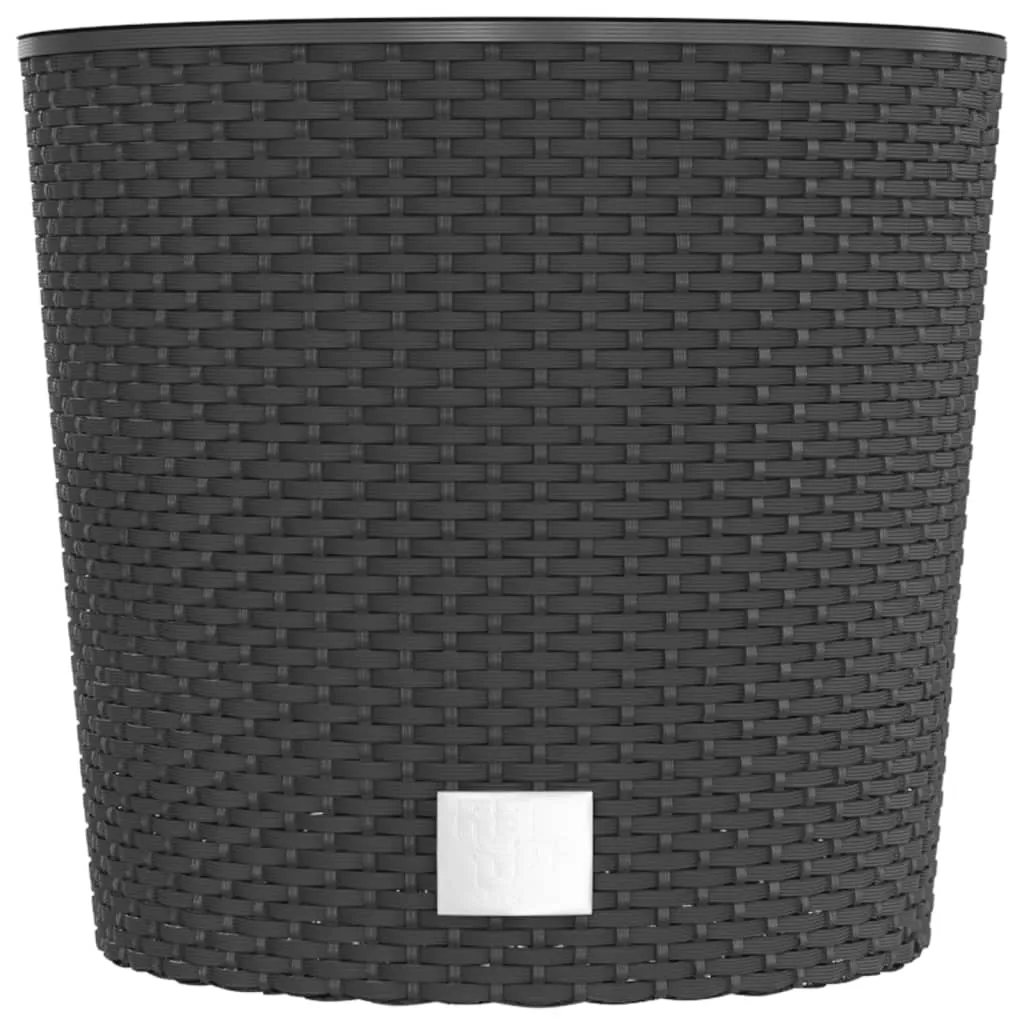 Bac à plantes robuste anthracite 15L insert amovible polypropylène PP
