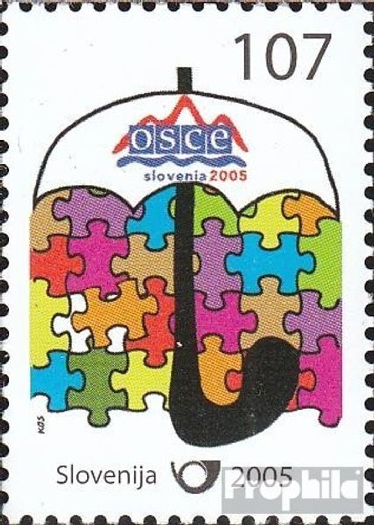 Briefmarken Slowenien 2005 Mi 570 (kompl.Ausg.) postfrisch Sicherheit und Zusammenarbeit