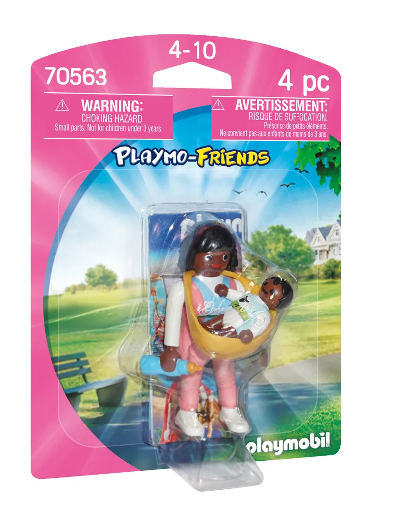 Maman avec porte-bébé PLAYMOBIL 70563 : accessoires de promenade réalistes