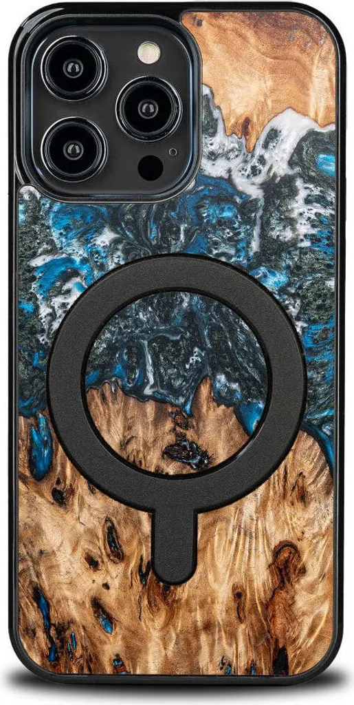 Bewood Unique Earth MagSafe Custodia iPhone 14 Pro Max Legno Vero