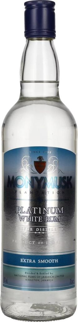 Monymusk Plantation PLATINUM WHITE Rum 40% Vol. 0,7l Produktbild 