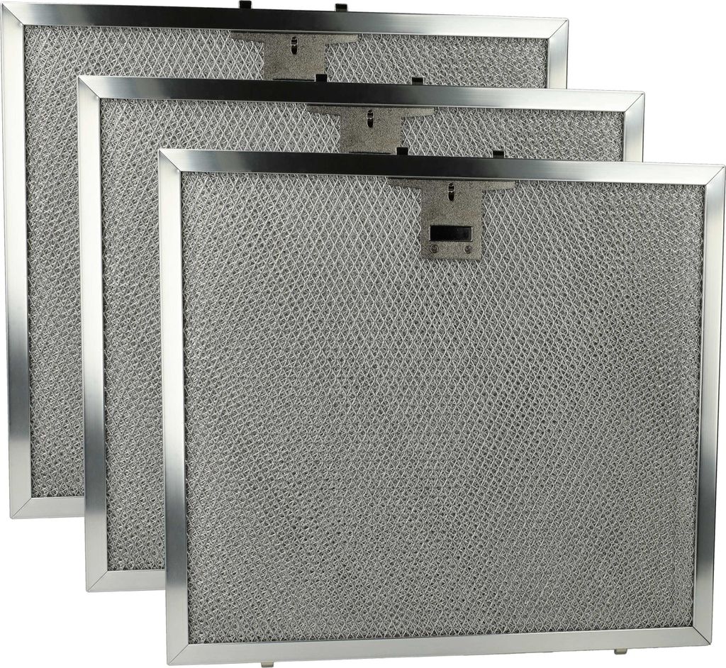 vhbw 3x Filter Metallfettfilter kompatibel mit Miele DA279 (2002 - 2006), DA269 (2002 - 2006) Dunstabzugshaube - 27,3 x 30,6 x 0,9 cm, Edelstahl