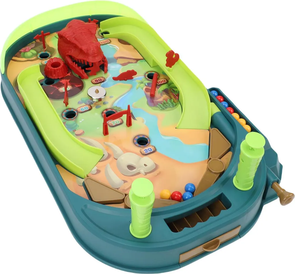 Flipper interactif dinosaure avec score électronique et lumières LED - 2