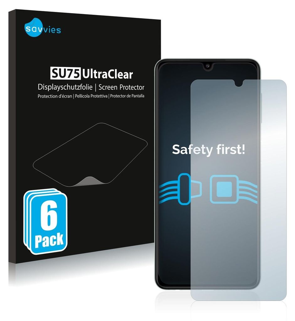 6x Für Samsung Galaxy A22 4G Schutzfolie Savvies Displayschutz Display Schutz Folie Klar Transparent