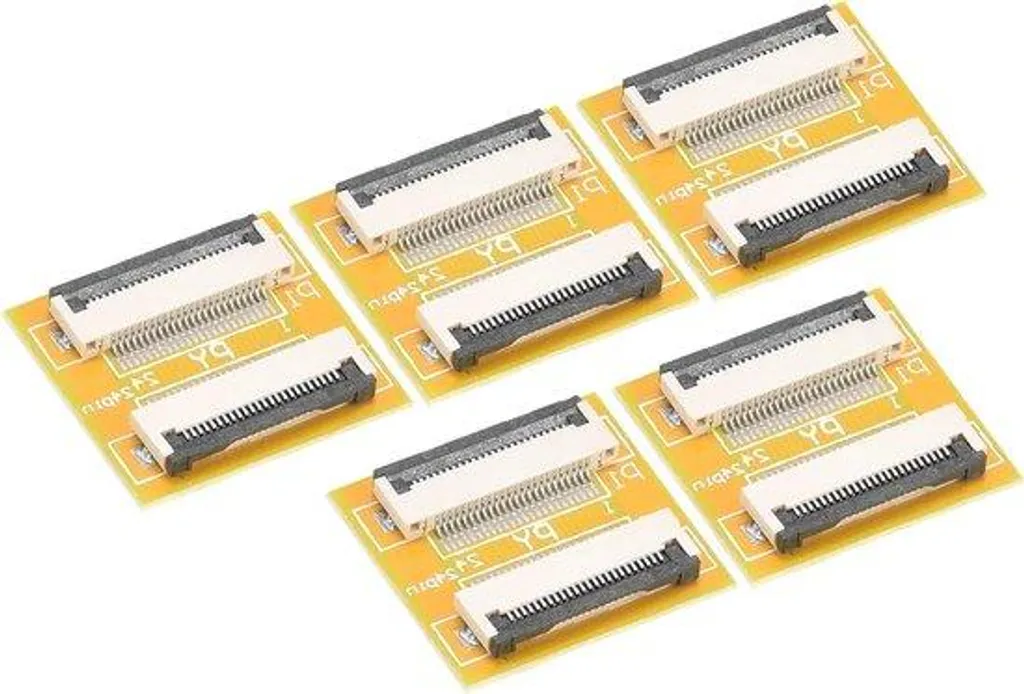 Carte de Connexion Unilatérale 24 Broches 0,5mm pour Volume et Audio