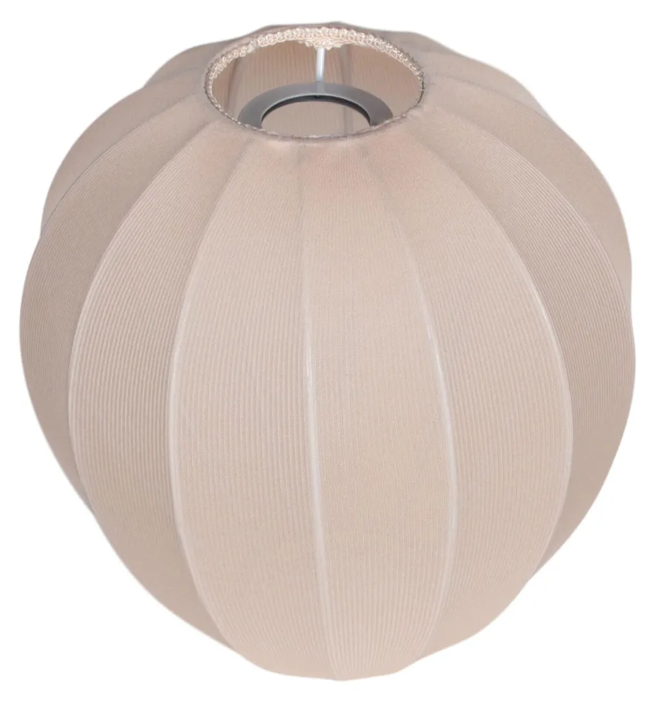 Abat-jour de Remplacement en Lin Crème 25cm E27 pour Rénover vos Lampes