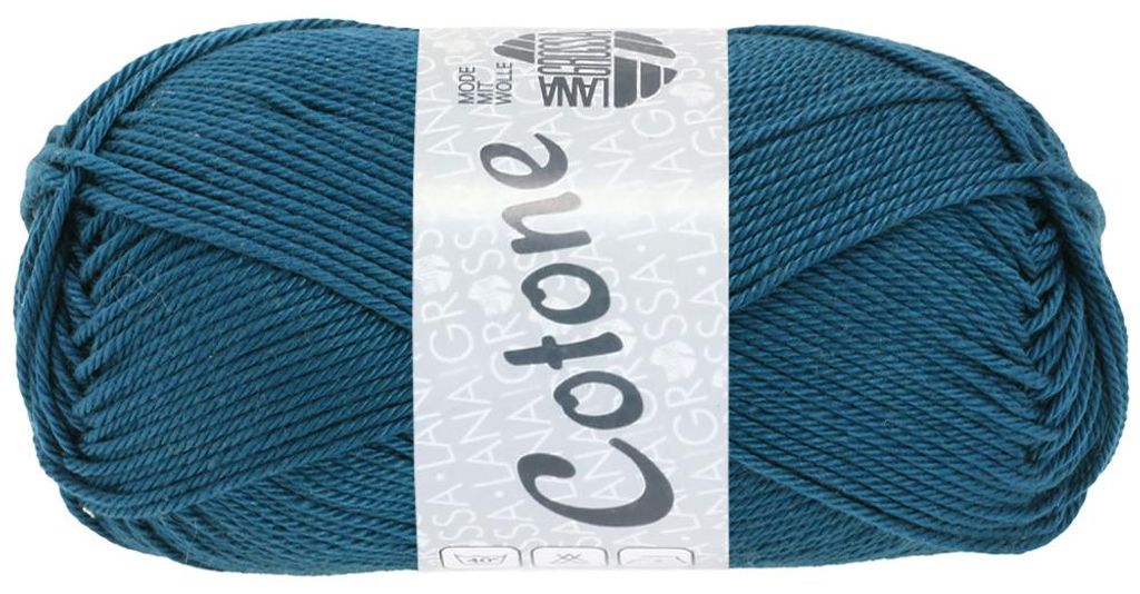 Lana Grossa - Cotone 0119 dunkelpetrol Produktbild 