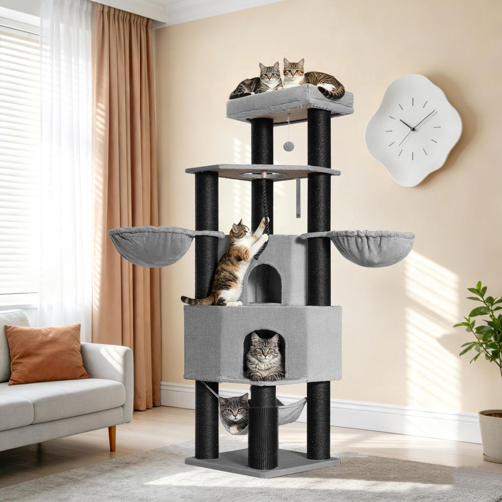 Fobyfurny Kratzbaum Große Katzen Stabil, XXL Katzenbaum, Produktbild 
