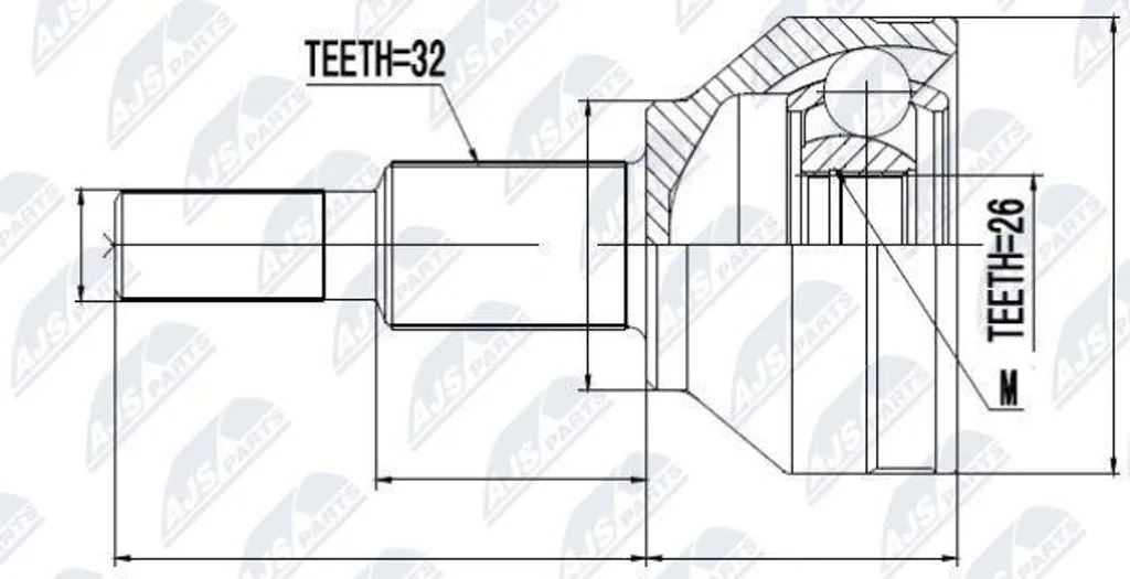 Supprimer bruits transmission Freemont avec Kit joint OE 68079565AB NTY NPZ-FT