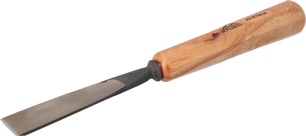 Ciseau à bois Stubai 25 mm pour un travail précis sans éclats du bois dur