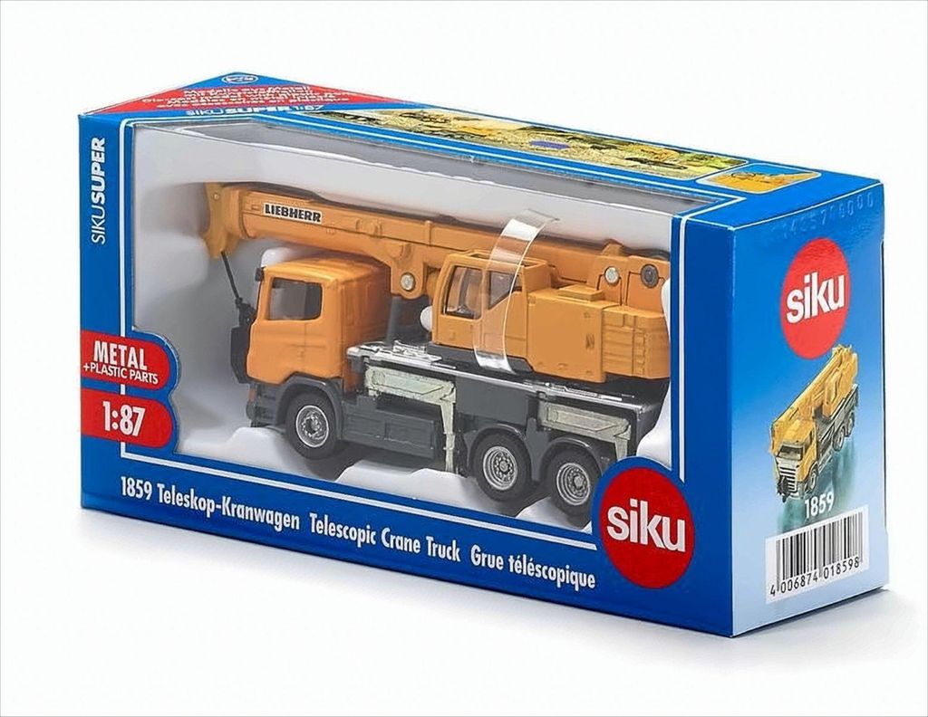 Sieper SIKU 1859 Autocarro con gru telescopica 1:87 1859 Immagine del prodotto 