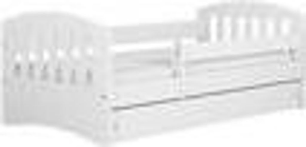 Kocot Kids Kinderbett Classic 1 weiß mit Schublade ohne Matratze 180x80 cm
