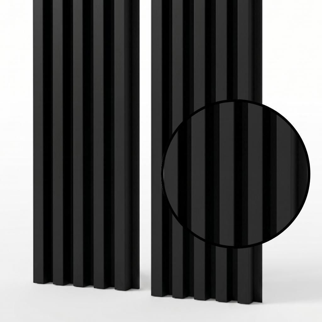 MEBANO. Akustikpaneele Holz 240 x 53 cm, Farbe: Schwarz Produktbild 
