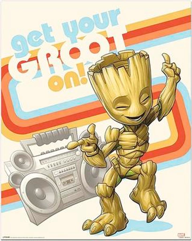 Decopanel Guardians of the Galaxy Groot II 40x50 cm