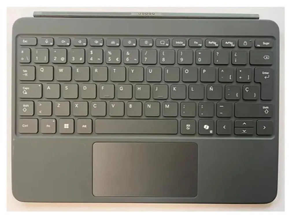 Clavier Surface Pro 12 pouces sans fil Vert avec Pavé Tactile Précis