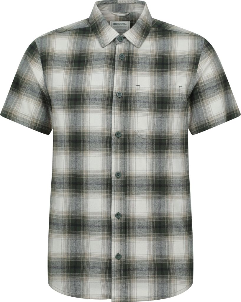 Mountain Warehouse - "Trace" Hemd für Herren kurzärmlig MW4038 (4XL) (Grün)