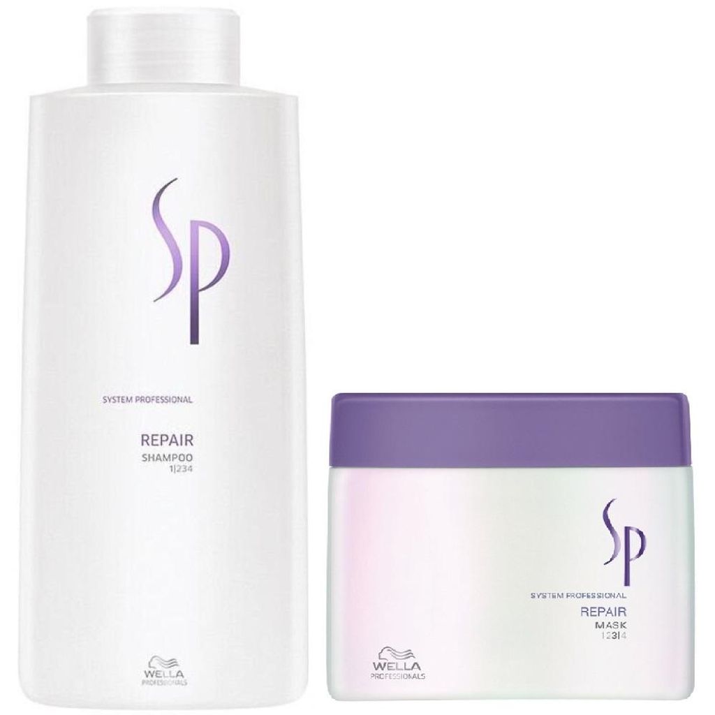 Wella SP System Professional Repair Set Shampoo 1000 ml + Produktbild 