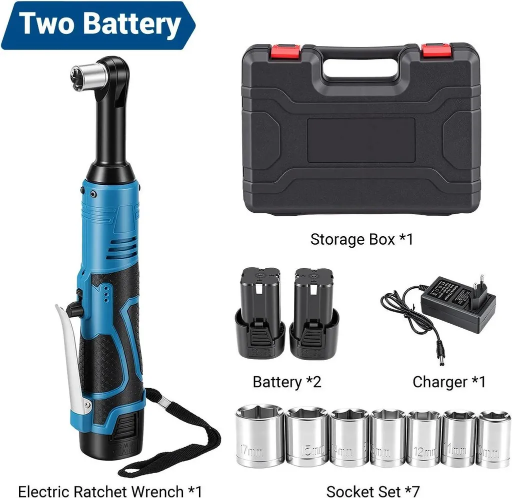 Perceuse visseuse à chocs sans fil 16,8 V 50 Nm avec accessoires