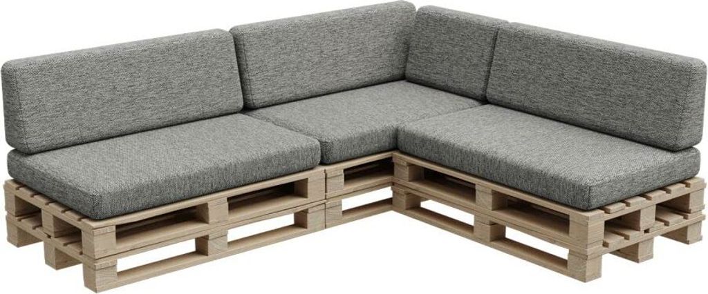 Palettenkissen, Palletenpolster, Gartenkissen, PFBG (3X Set Produktbild 