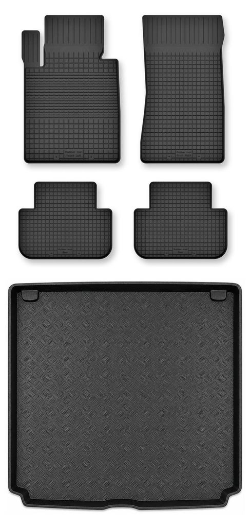 Rubberen automatten + kofferbakmat voor BMW Seria 5 E39 Productafbeelding 