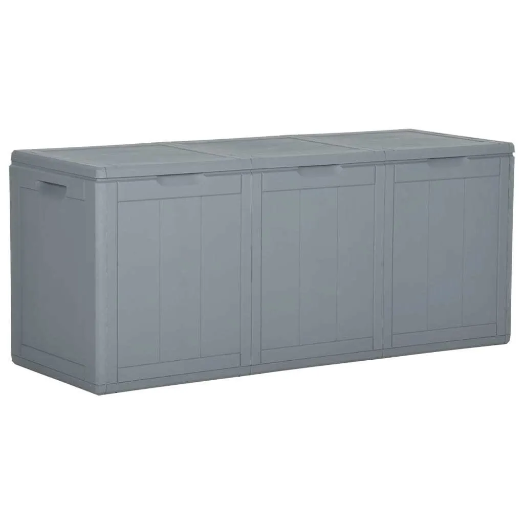 Contenitore Esterno 270L Grigio Effetto Rattan - Arredo Giardino Chic