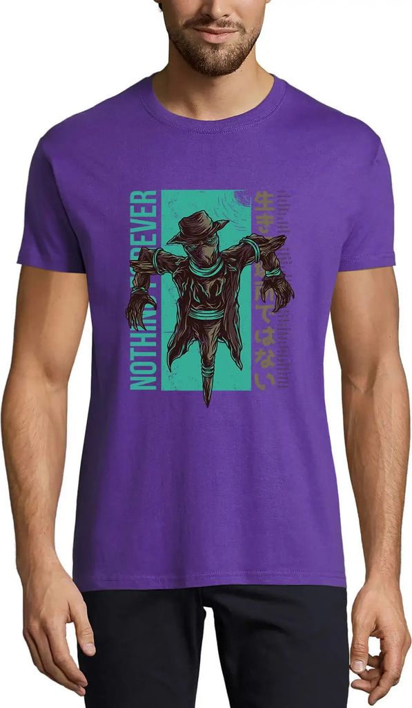 Herren Grafik T-Shirt Nichts für immer - beängstigend – Nothing Forever - Scary – Öko-Verantwortlich Vintage Jahrgang Kurzarm Lustige Druck ...