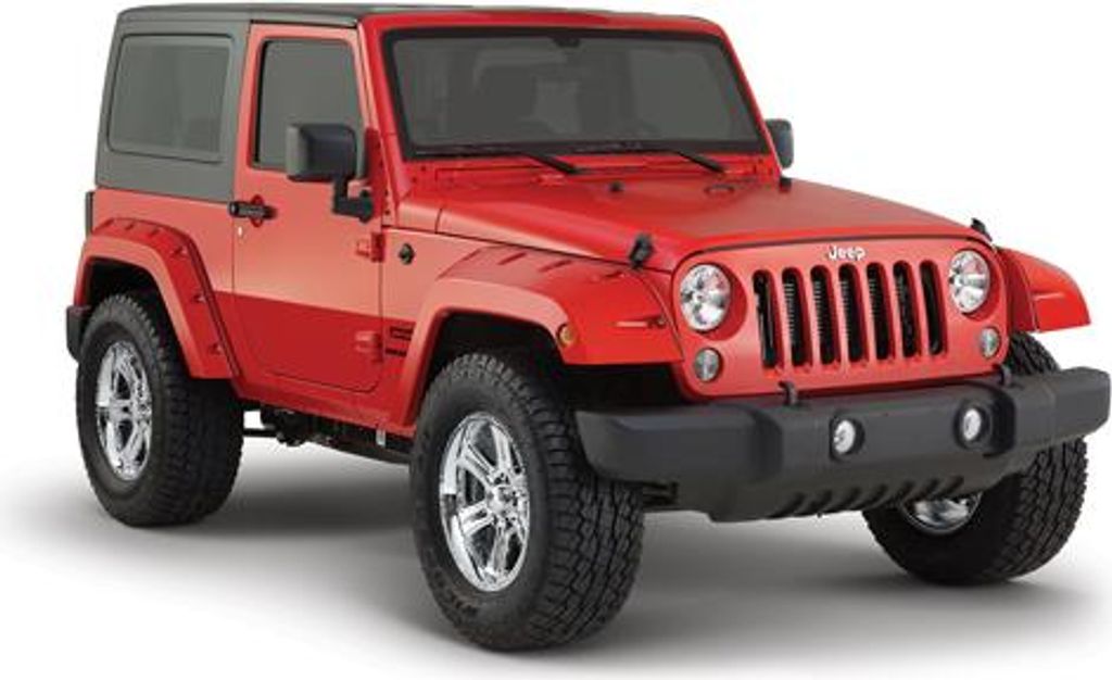 Bushwacker Verbreiterung 9,5"=24cm hinten 2-teilig 2 Türer Jeep Wrangler JK 07-
