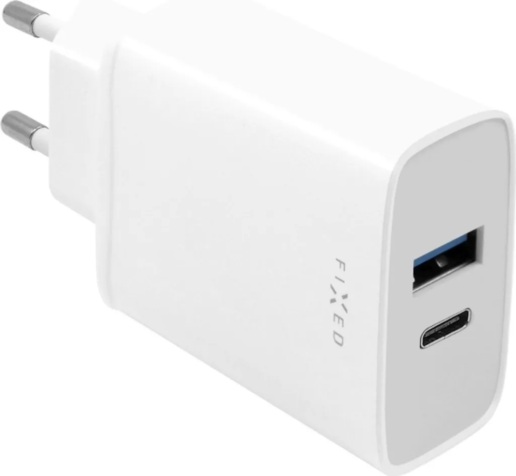 Chargeur mural USB-C et USB 30W puissant pour smartphone et tablette