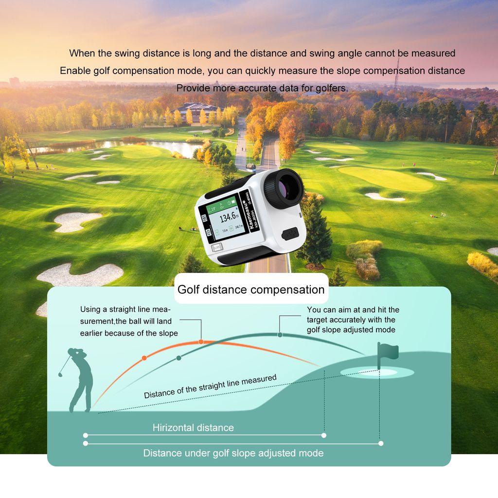 800M Golf-Entfernungsmesser-Entfernungsmesser mit Produktbild 4