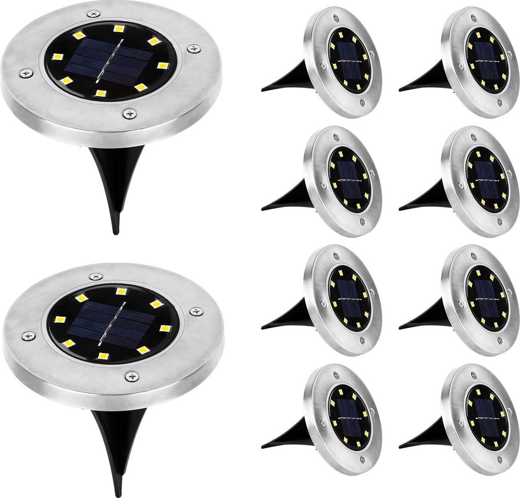 Forever 10 x LED Solarlampe Bodeneinbaustrahler Solar Produktbild 13