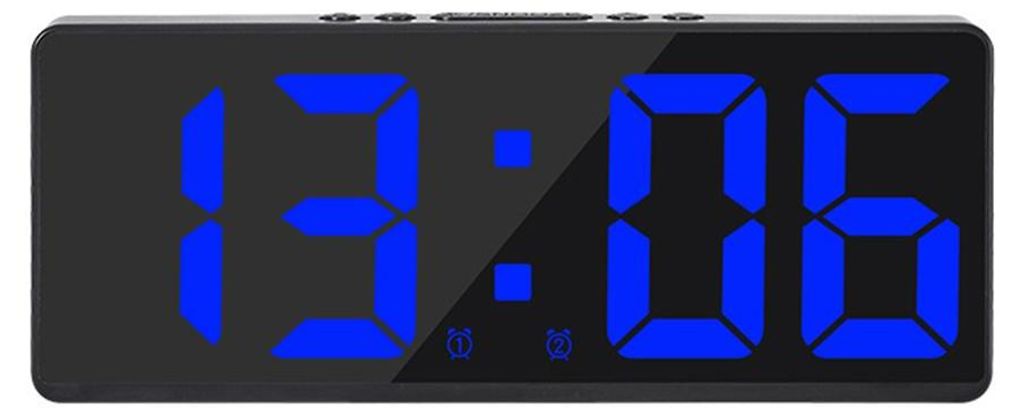 Digitaler Wecker für Schlafzimmer mit Temperaturanzeige, Produktbild 