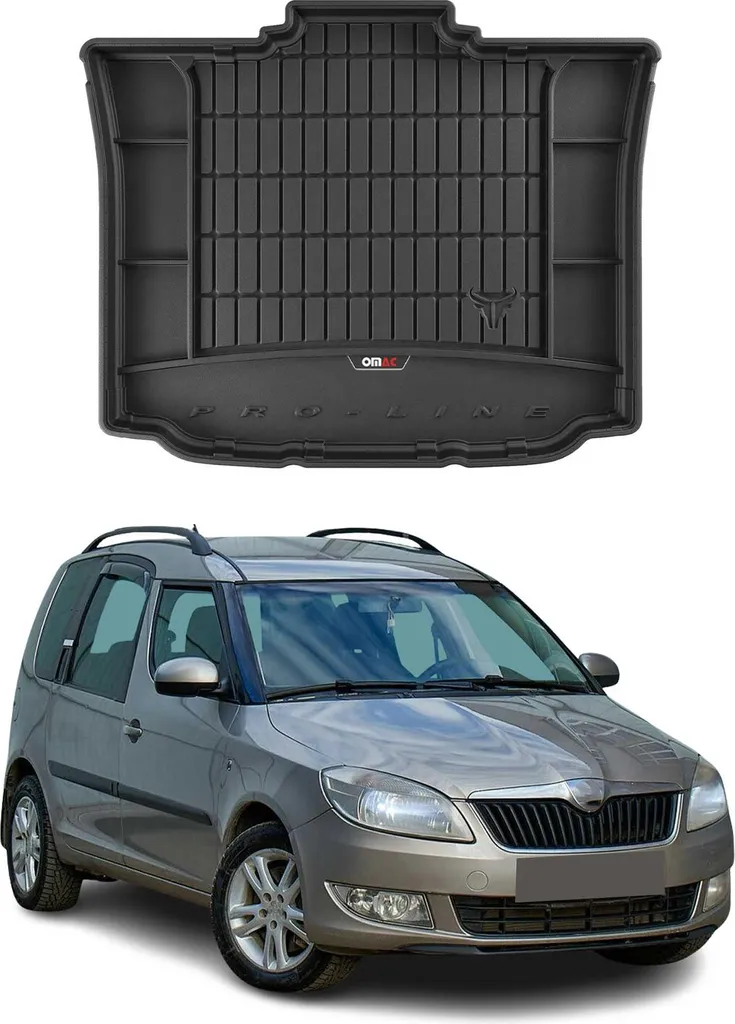 Protezione Bagagliaio Skoda Roomster 2006-15 OMAC | Gomma TPE Ultra Resistente
