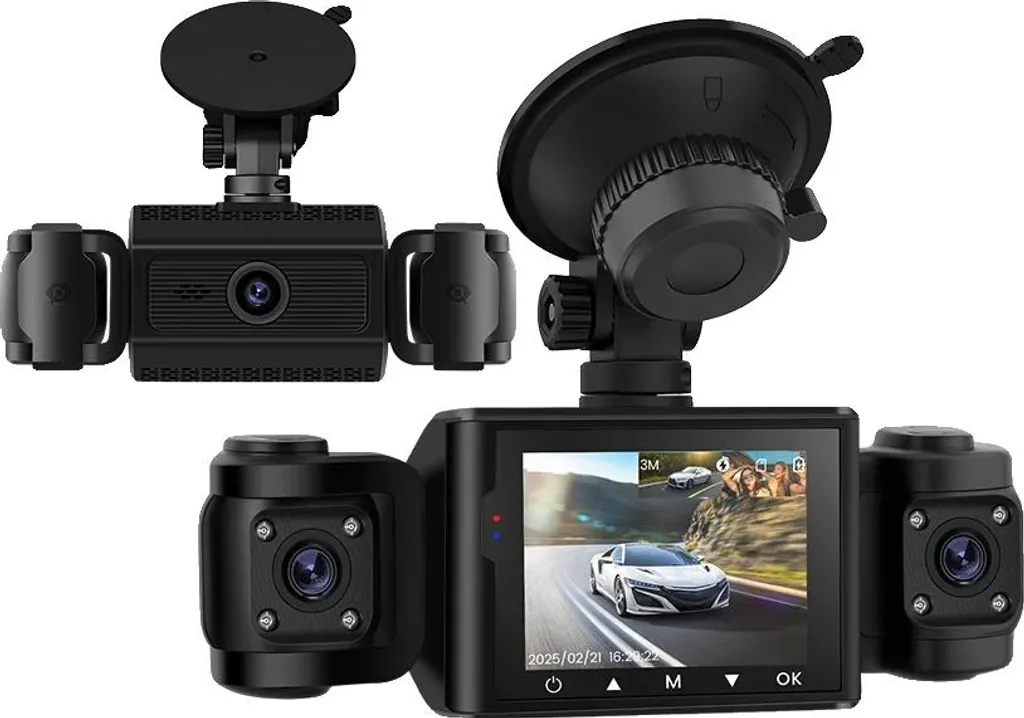 Caméra Quad 1080P Auto DVR : Éliminez les Angles Morts et les Litiges