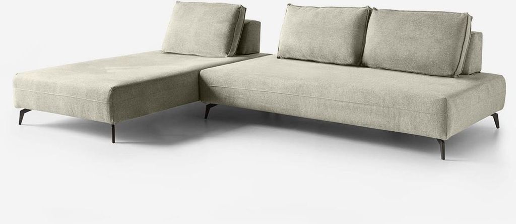Modulares 3-Sitzer-Sofa, abnehmbarer wasserabweisender Bezug, Campiglio B - Beige