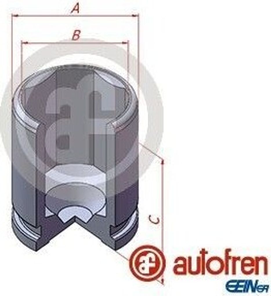 AUTOFREN SEINSA Bremssattel-Kolben für HONDA S2000 (AP) 40mm Stahl