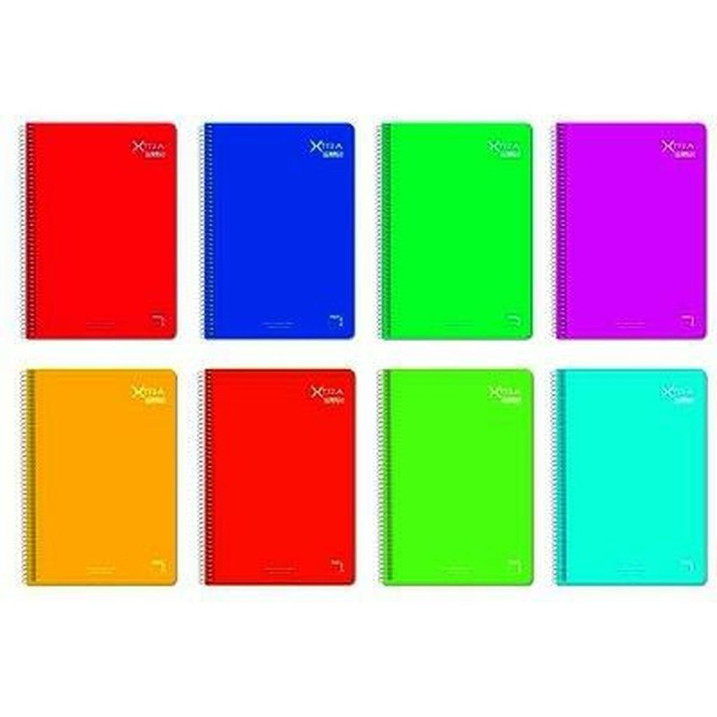 Notizbuch Pacsa Multicolour Din A4 80 Blatt 21,5 x 31,5 cm 5 Stück