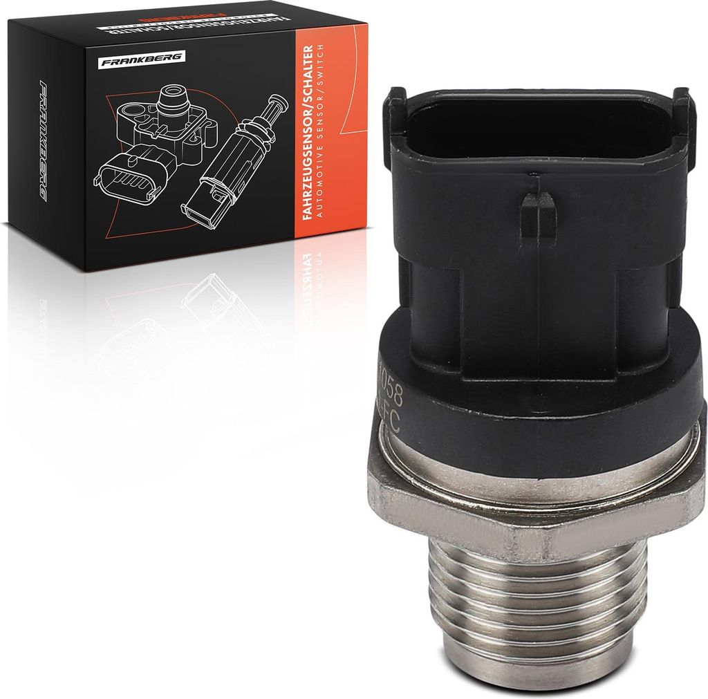 Frankberg 1x Sensor Kraftstoffdruck Drucksensor für Renault Laguna Espace Nissan X-Trail Van