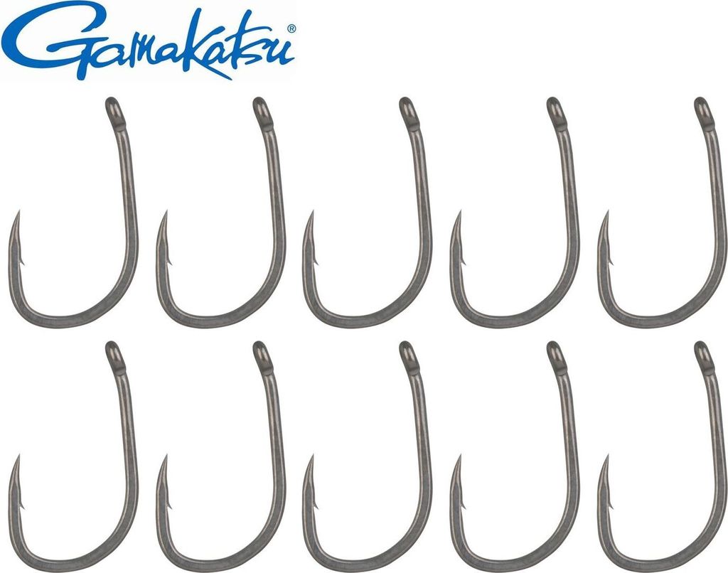 Gamakatsu Specialist Rx Haken - 10 Karpfenhaken, Größe:6