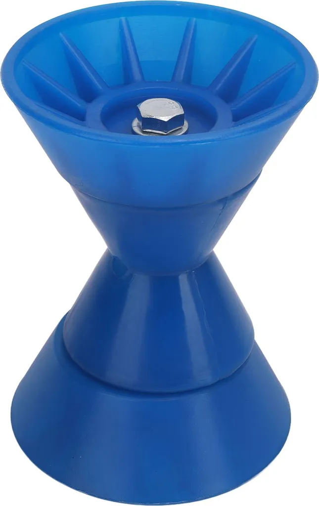 Butée de remorque pour yacht et bateau en polyuréthane bleu de 4 pouces