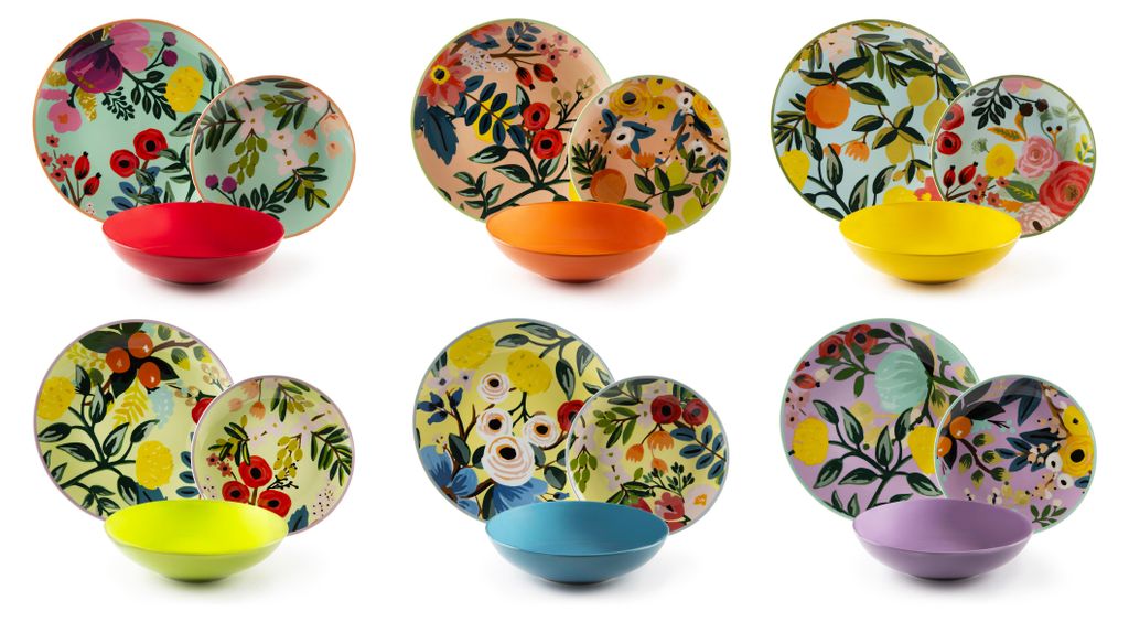 Excelsa Set de vaisselle 18 pièces Fiori Frida Porcelaine Image du produit 