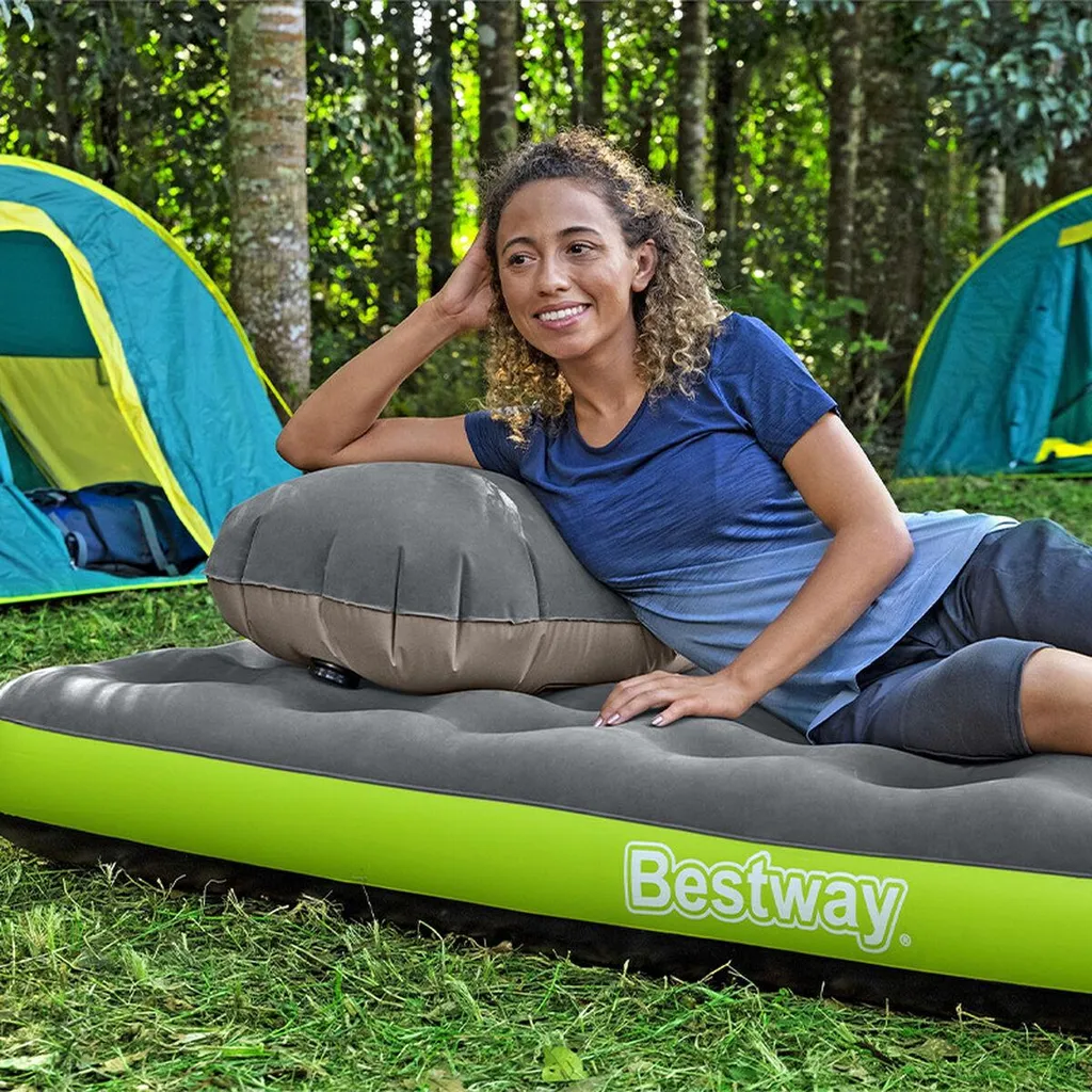 Matelas gonflable sans pompe électrique - Bestway Roll & Relax Junior