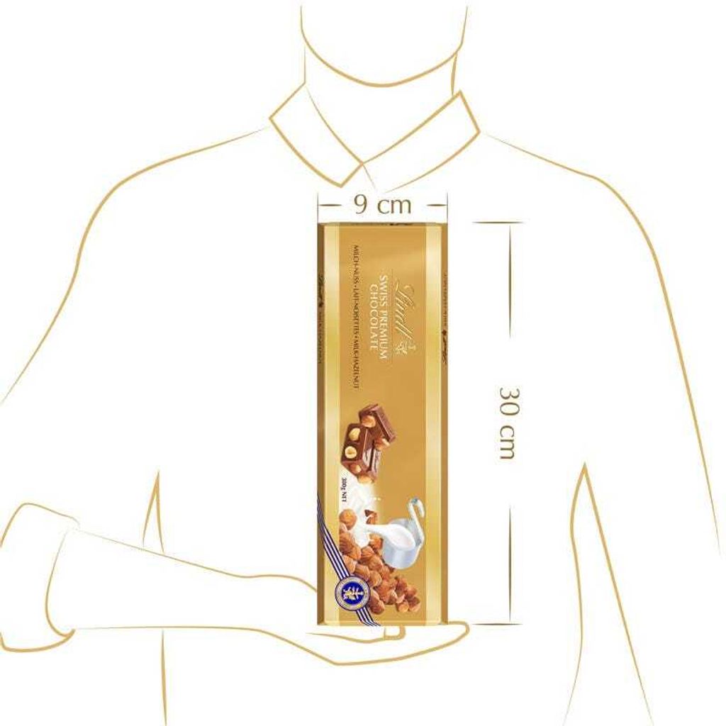 Lindt & Sprüngli Alpine Whole Milk Nut 300g Zdjęcie produktu 3