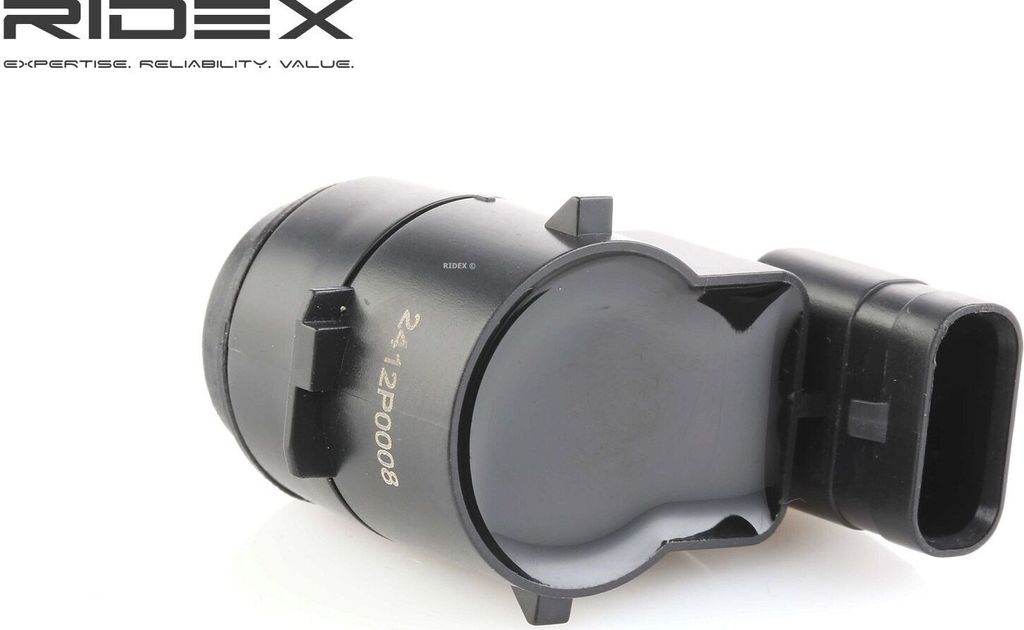 RIDEX 2412P0008 Einparkhilfe Parksensor Gewinkelt für BMW 3 Touring (E91) 3 Limousine (E90) 1 Schrägheck (E87) X1 (E84) 3 Coupe (E92) 3 Cabrio (E93)