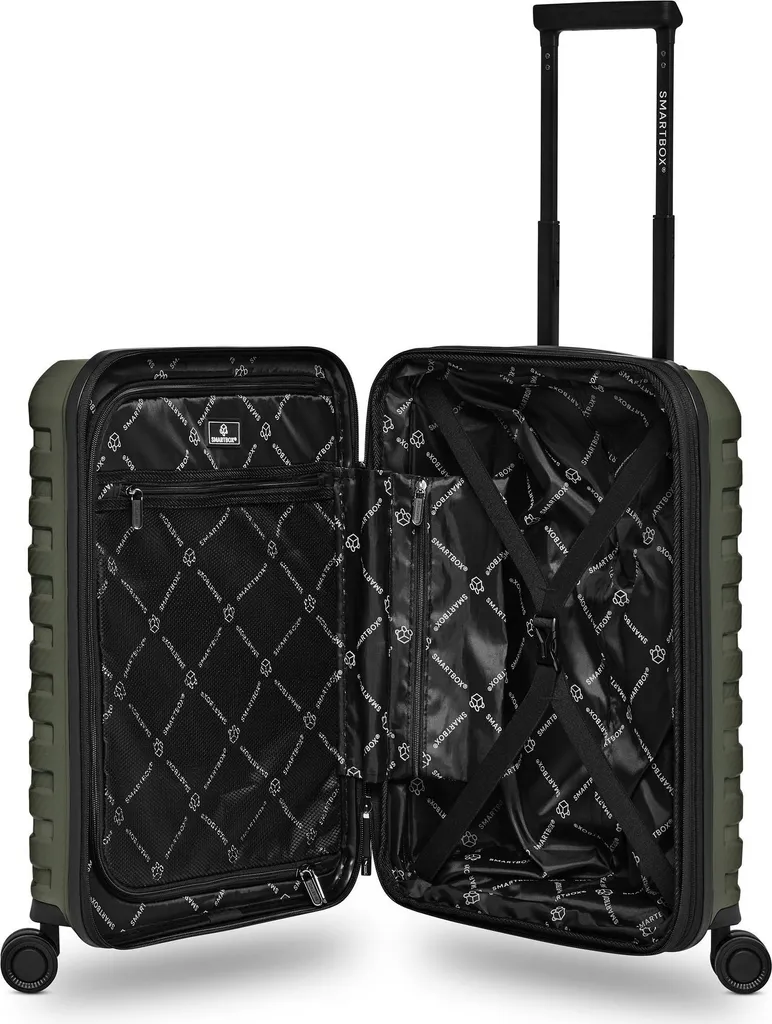 Valise Cabine SMARTBOX Olive 55cm Edition 01 - Anti-Choc et Silencieuse