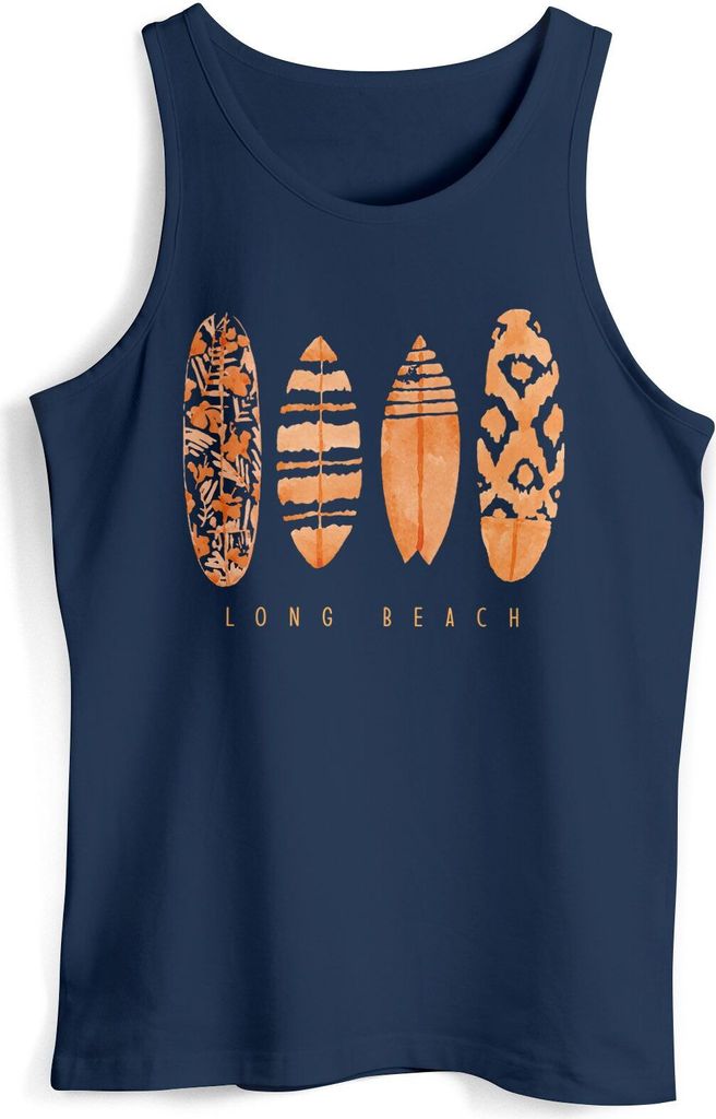 Neverless Herren T-Shirt – Venice Beach Surf Design, Weiche Baumwolle & Lässiger Fit