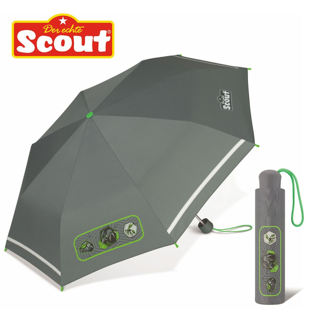 Scout Boys Kinder Regenschirm Taschenschirm mit Produktbild 
