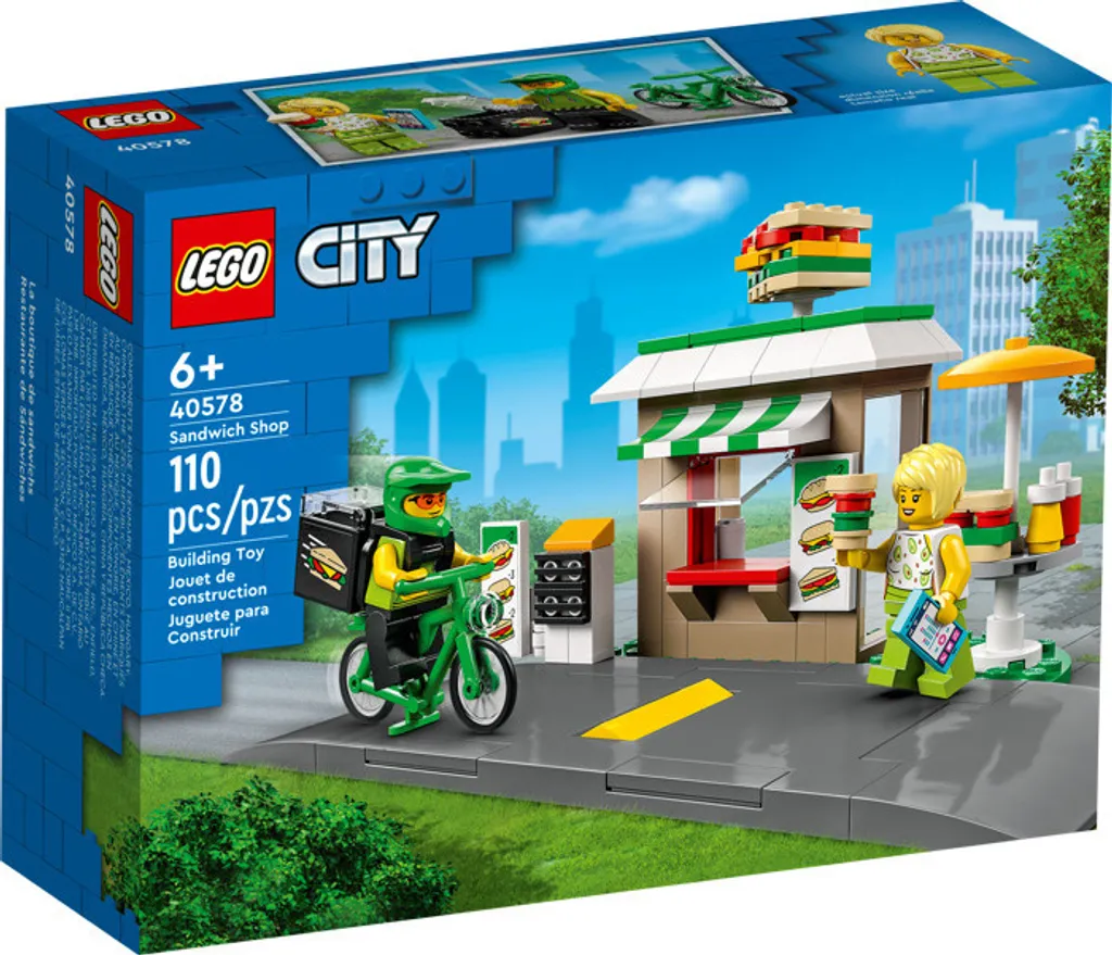LEGO 40578 Sandwichladen : Décorez votre Ville City avec ce Stand