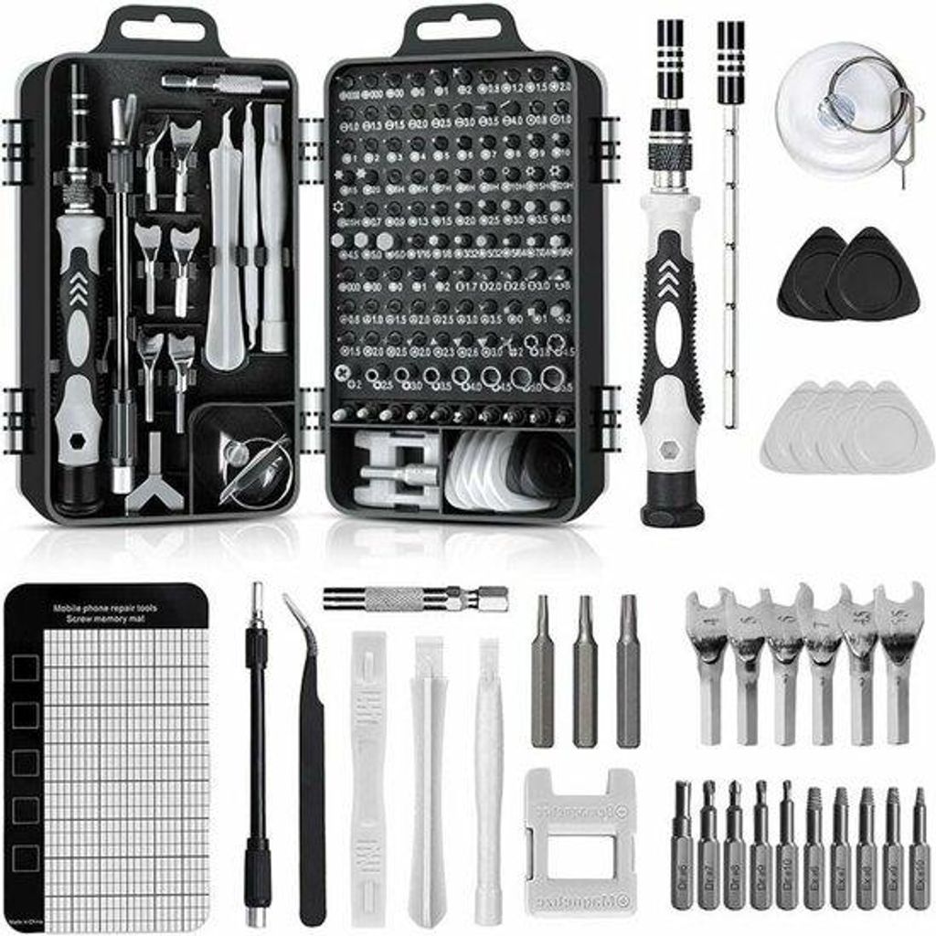 Mini-Schraubendrehgerät-Set mit 138 in 1 Funktionen, kleine Schraubendrehgerät-Torx-Kit für Computer, Laptop, MacBook, iPhone, Reparatur, DIY, U...