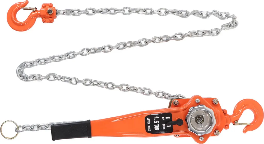Chaîne de levage 1,5T - 3300 LBS avec câble 2,5M pour palan à cliquet