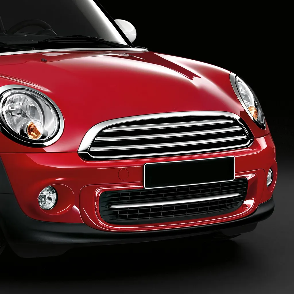 Calandre Inférieure 51112751624 pour Mini R55 R56 R57 Cooper Chrome